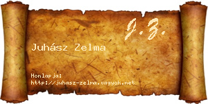 Juhász Zelma névjegykártya