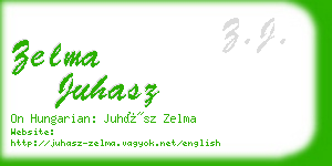 zelma juhasz business card